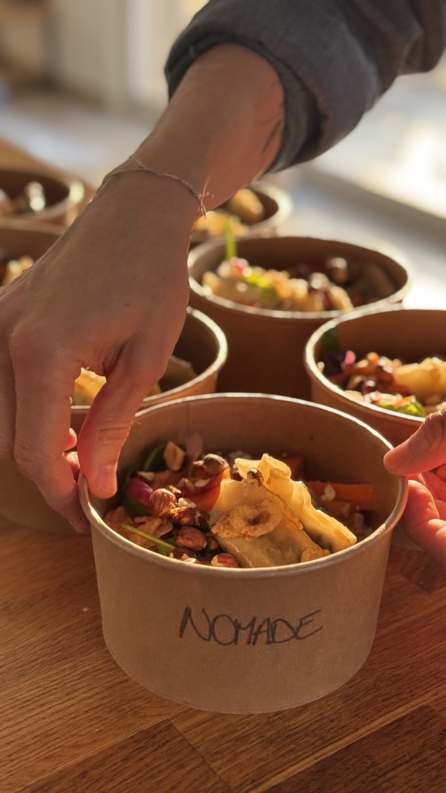 Repas livré à domicile pour post-partum et convalescence, cuisine végétale réconfortante