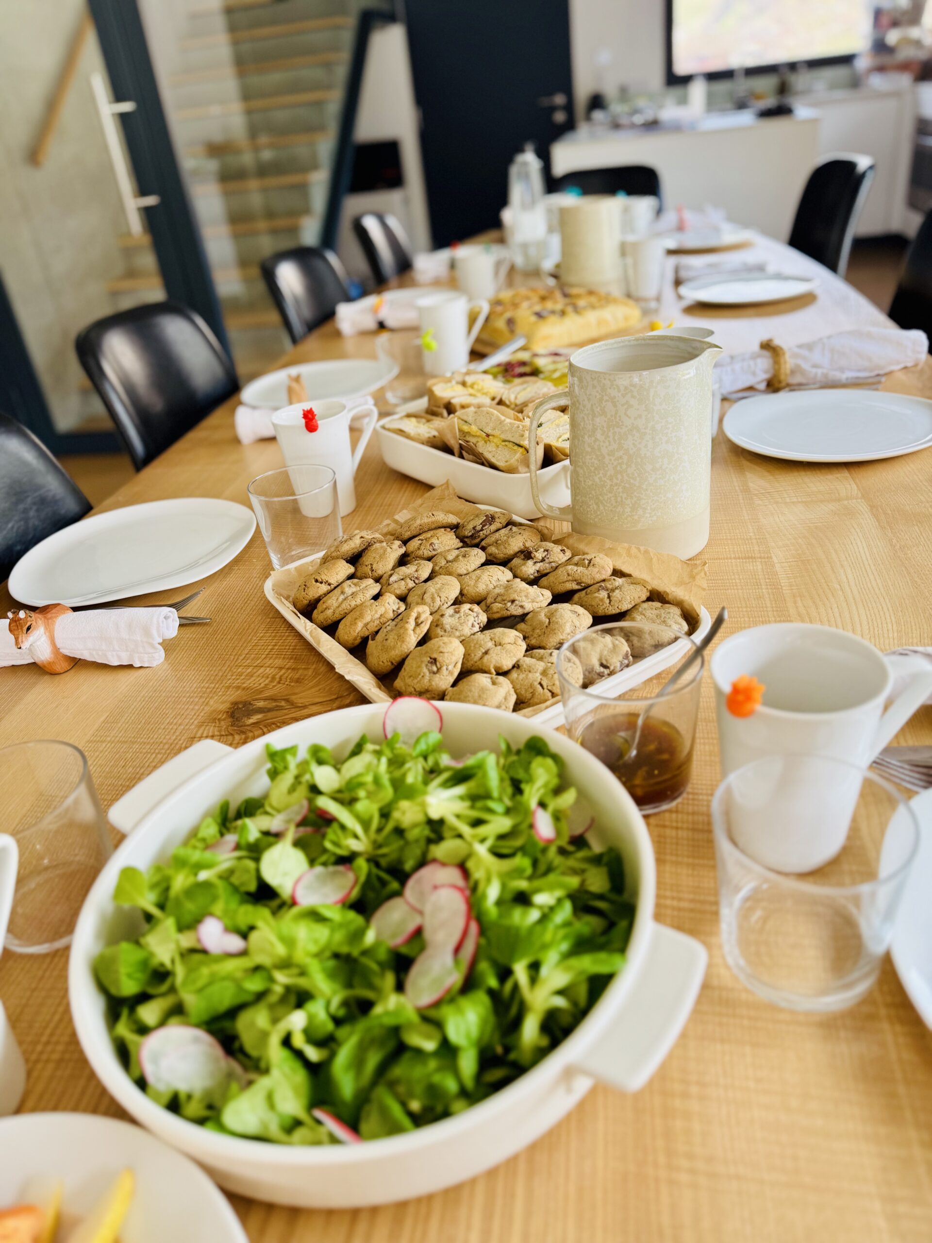 Cuisine soignée pour retraite de développement professionnel